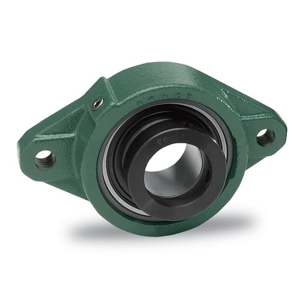 F2B-SXR-008, Two-Bolt Flange, Non-Expansion, Cast Iron, 0.5" Bore Dia.